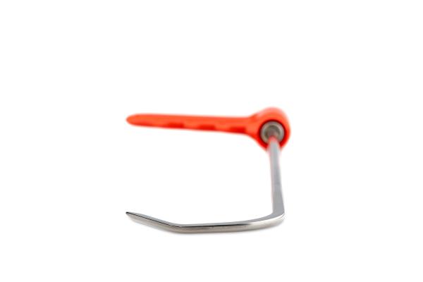 Ratchet handle tool (side panel hook) - ∅ 8 mm - 450 mm length - right